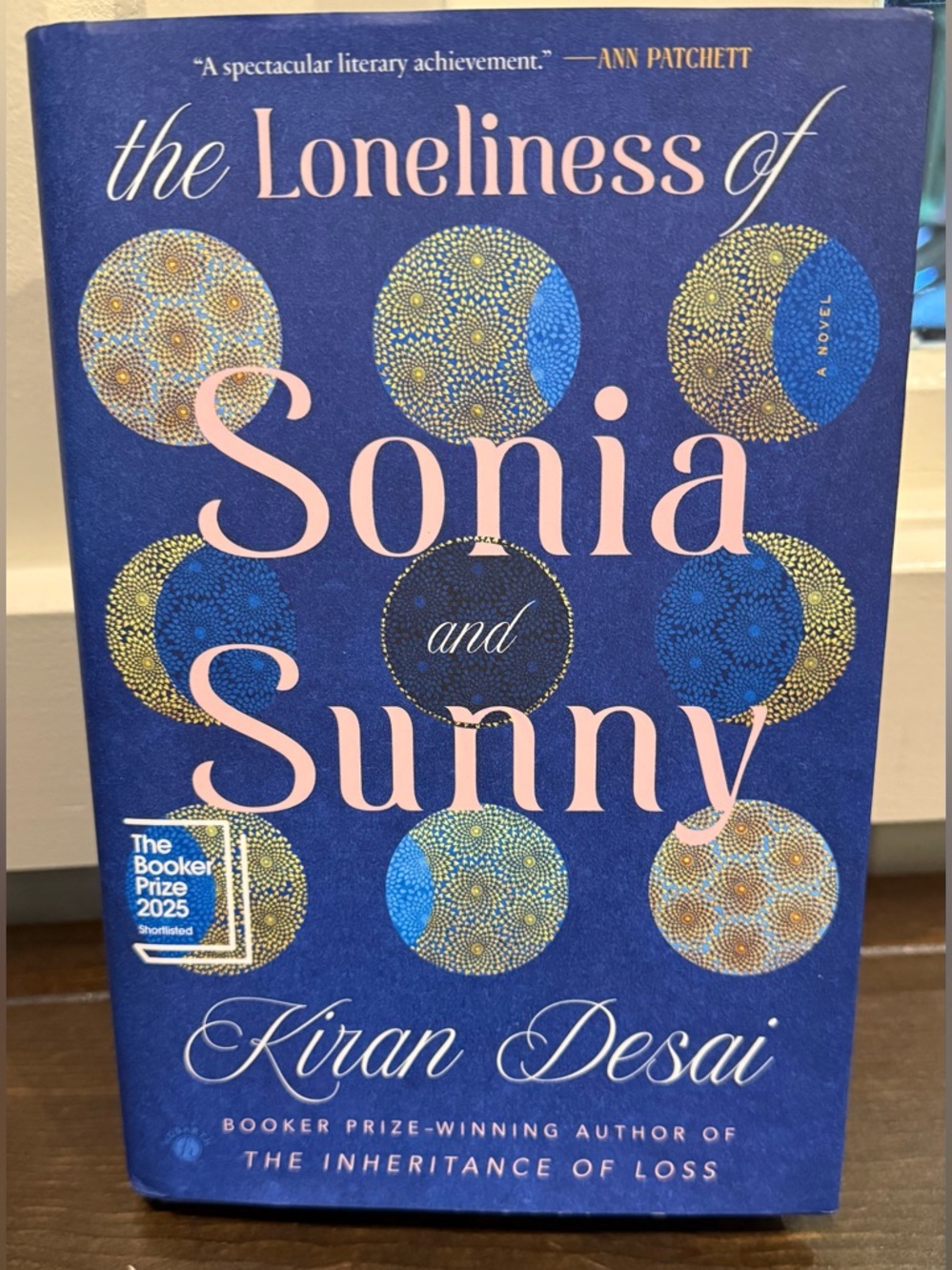 Kiran Desai The Loneliness of Sonia and Sunny - Blue Hardcover Book